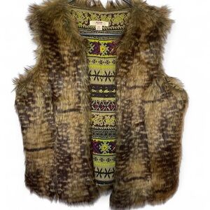 Stylish Faux Fur Vest